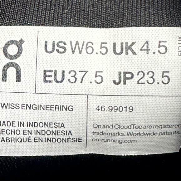 On Cloud Sneakers. Size 6.5 - Picture 2 of 10